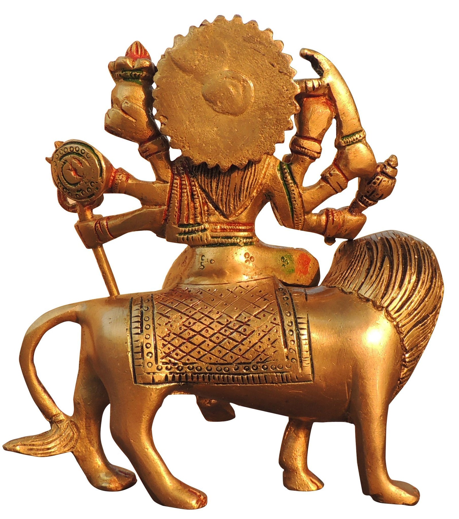 Brass Durga — 6.5"