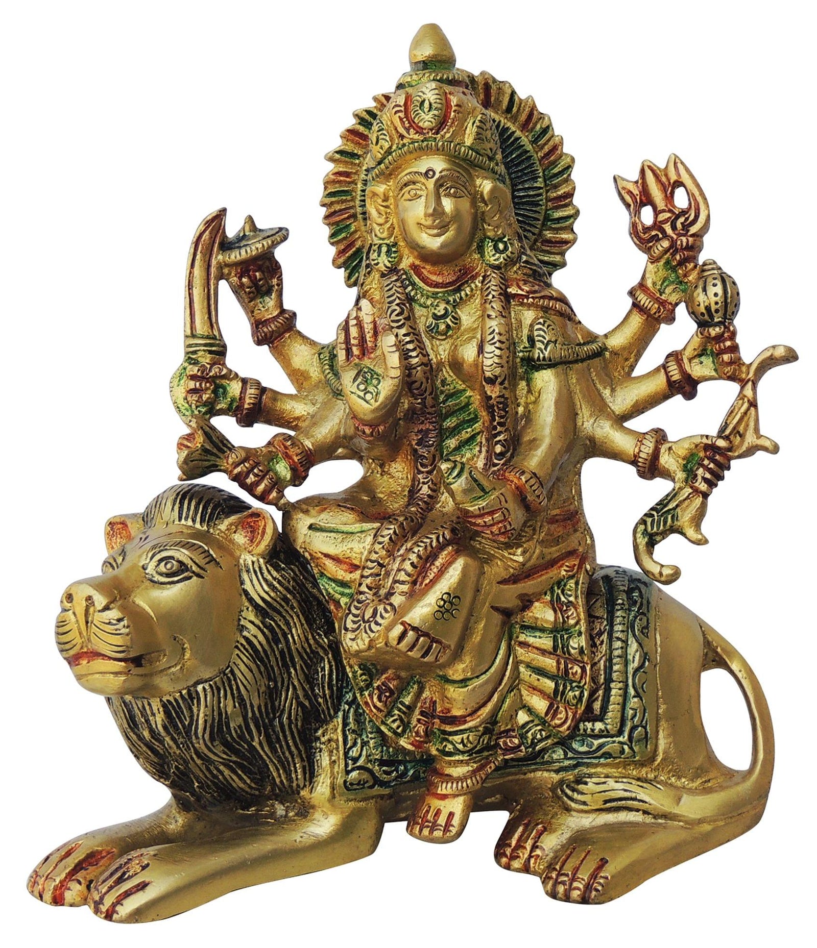 Brass Durga — 7"