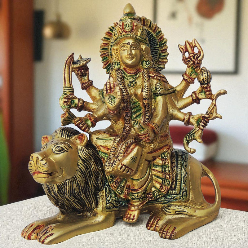 Brass Durga — 7"