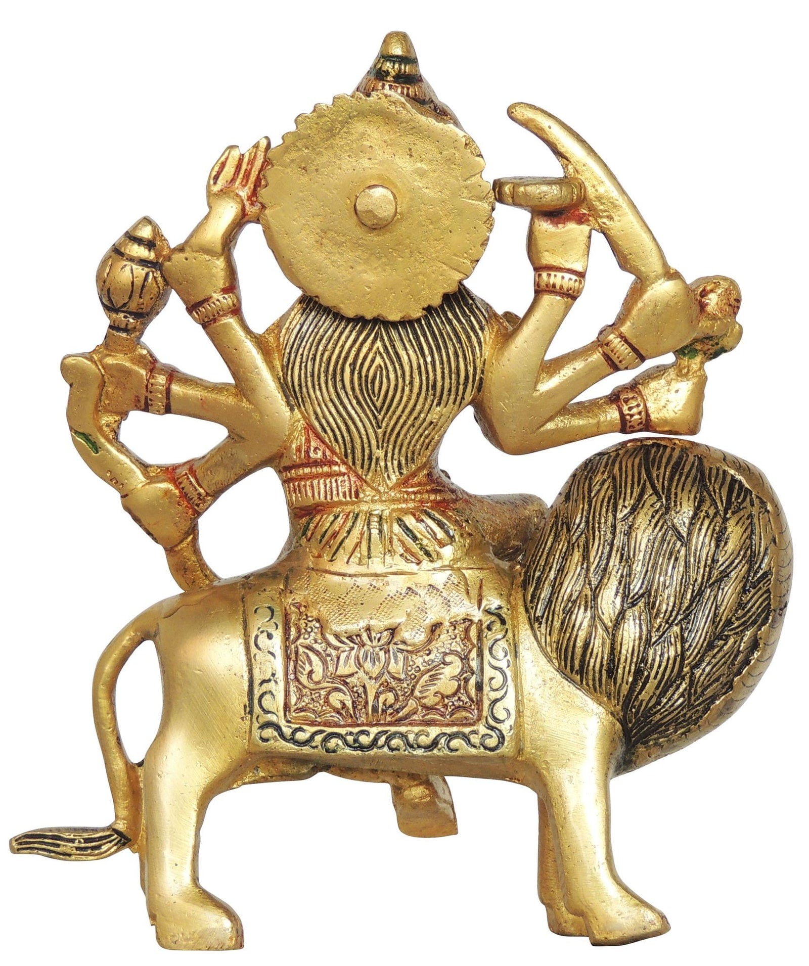Brass Durga — 6.5"