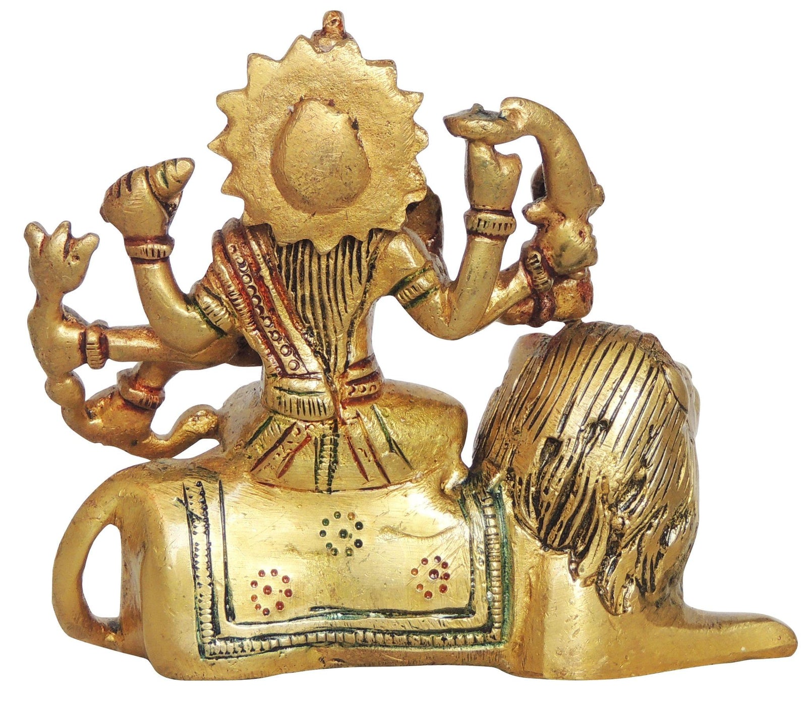 Brass Durga — 3.5"