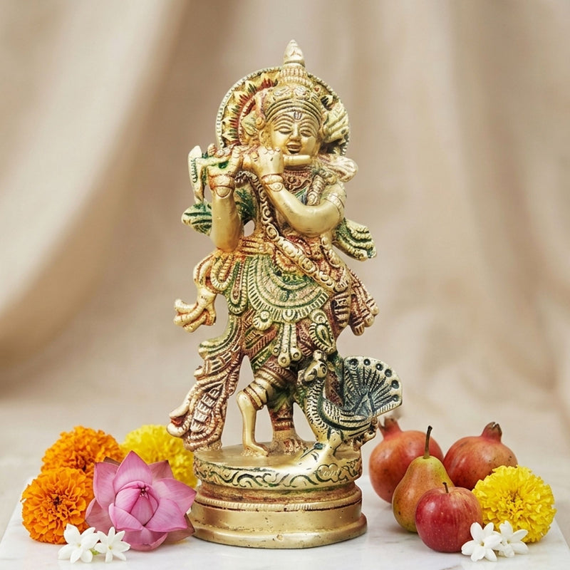 Brass Krishna