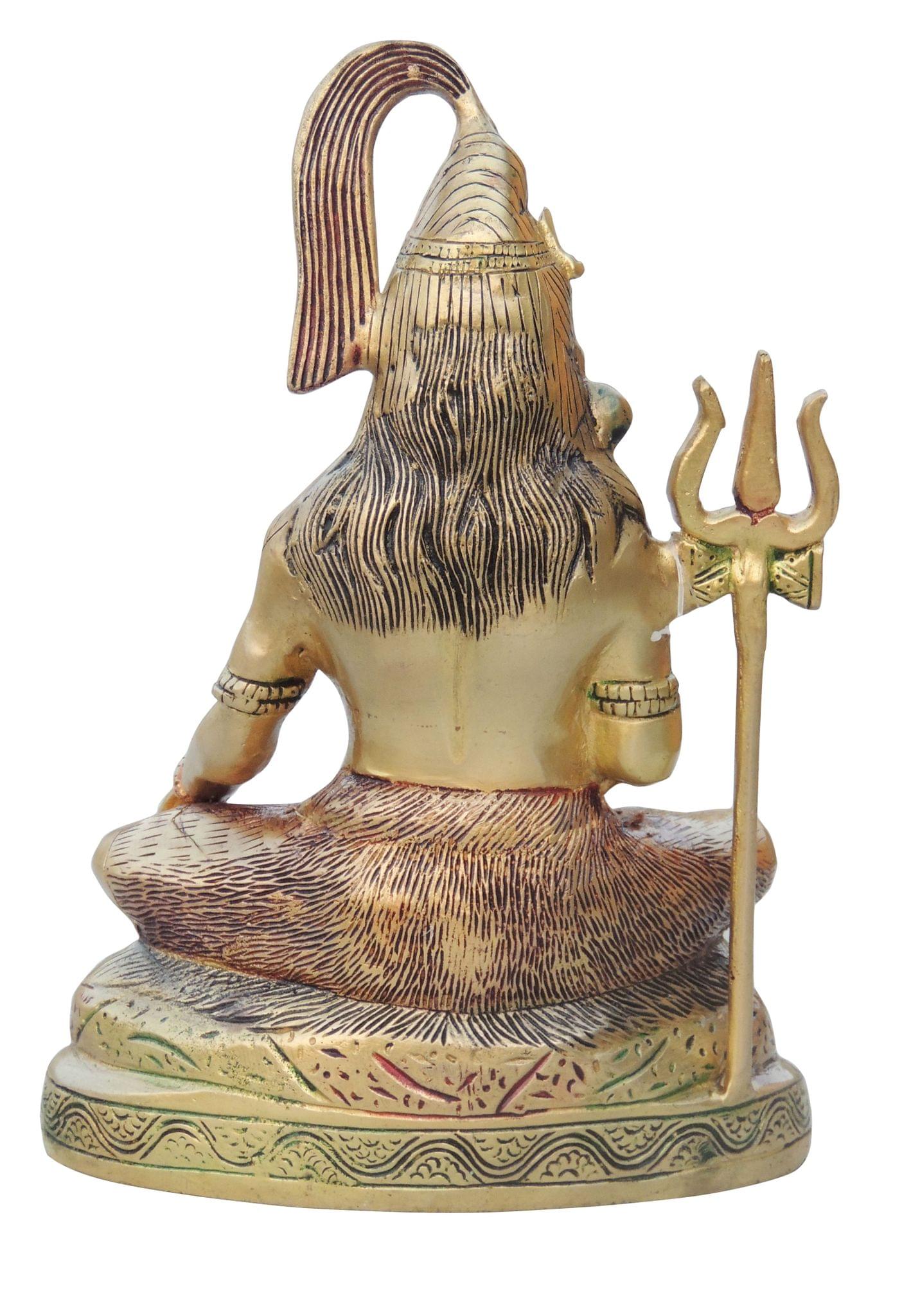 Brass Shiva — 9"