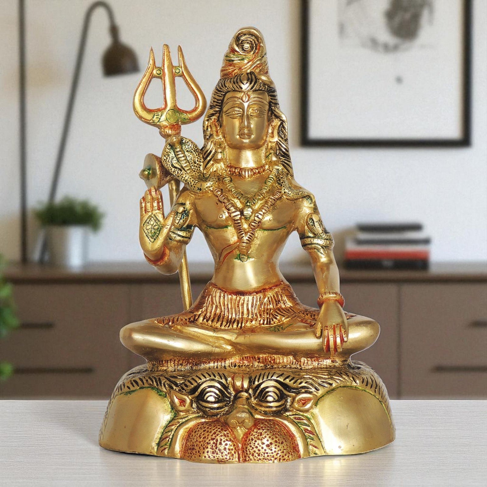 Brass Shiva — 11"