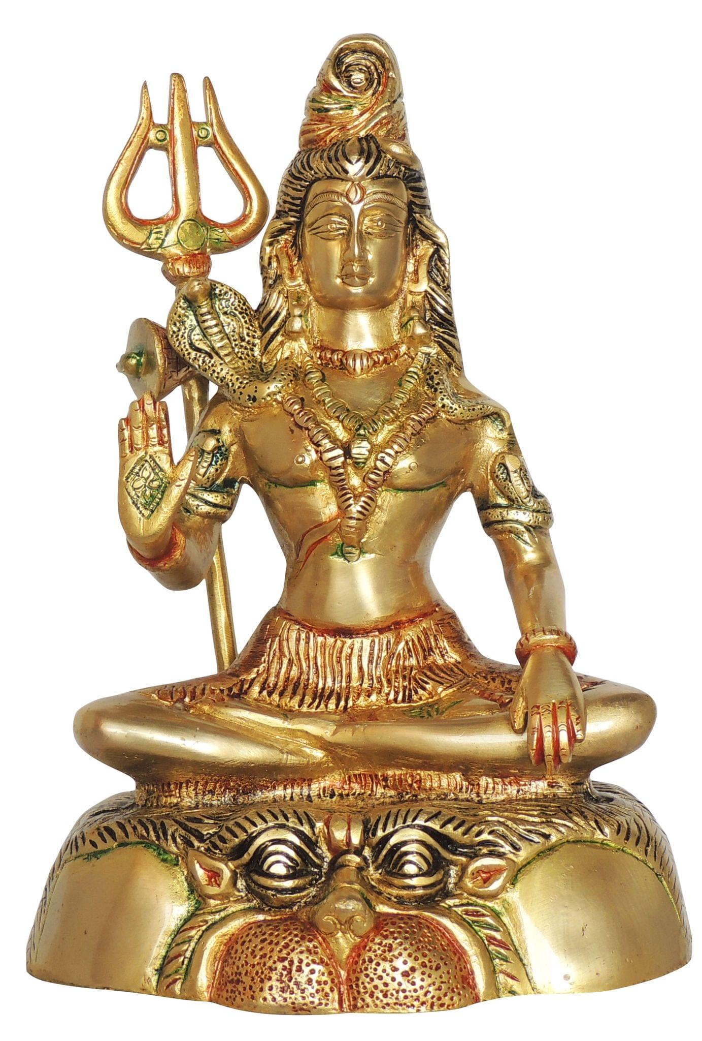 Brass Shiva — 11"