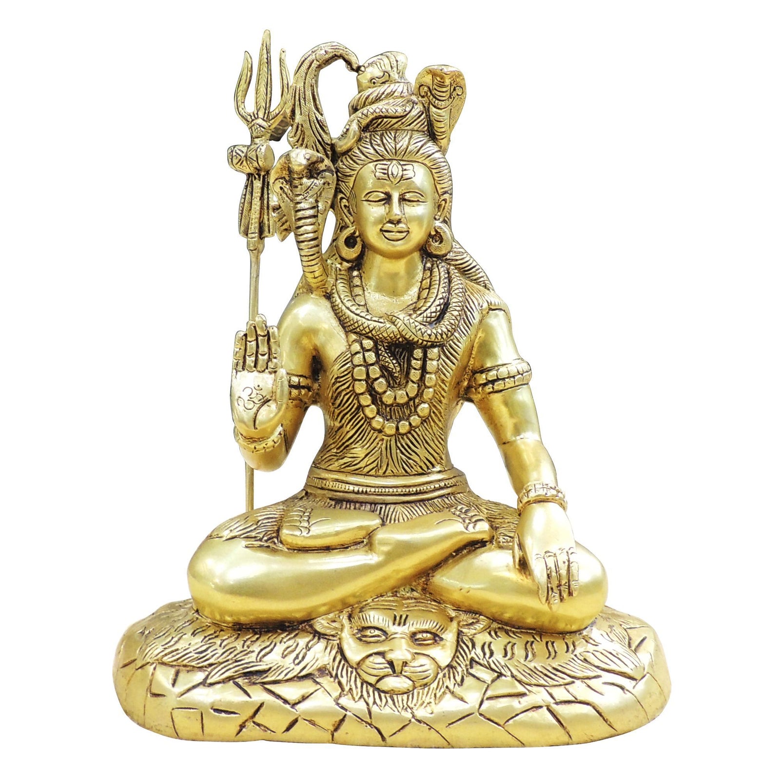 Brass Shiva — 10.5"