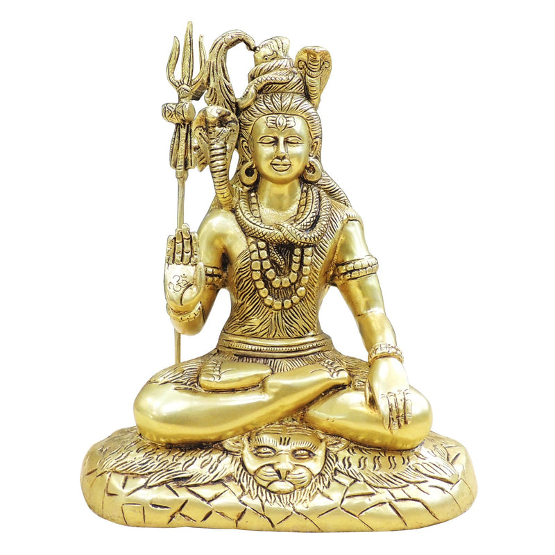 Brass Shiva — 10.5"