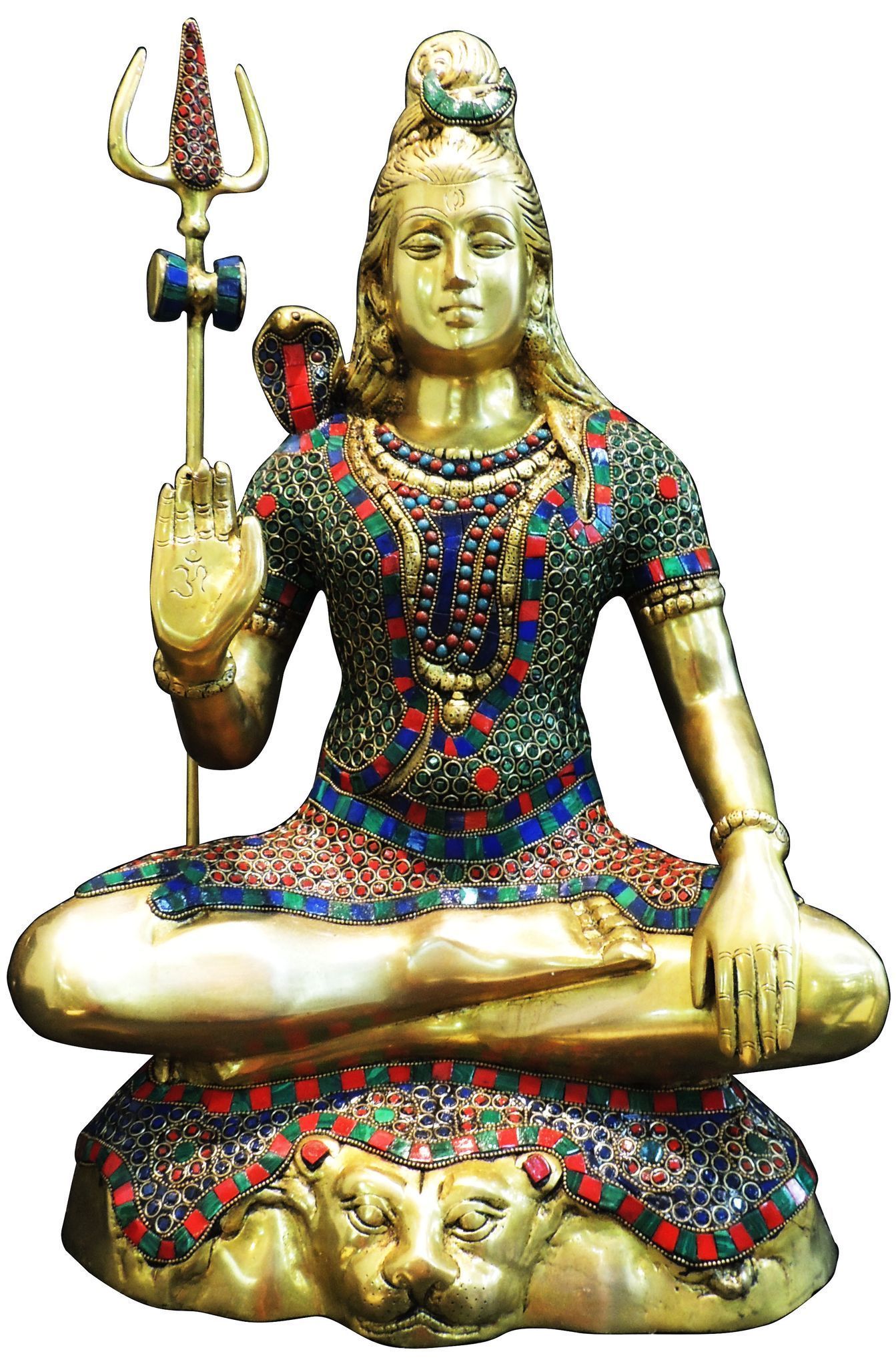 Brass Shiva — 21"