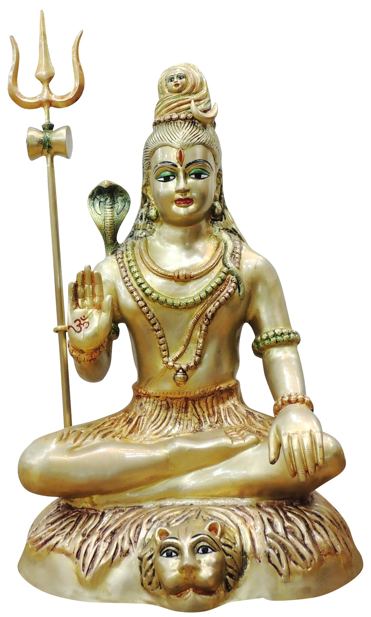 Brass Shiva — 35"