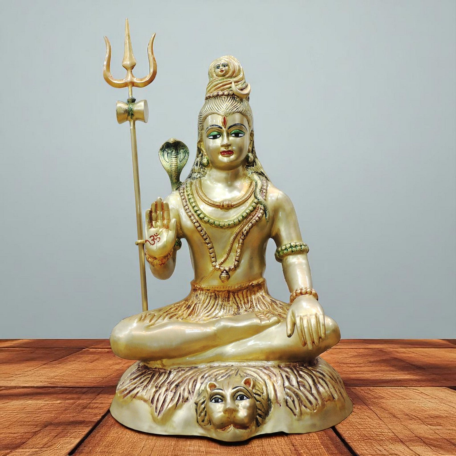Brass Shiva — 35"