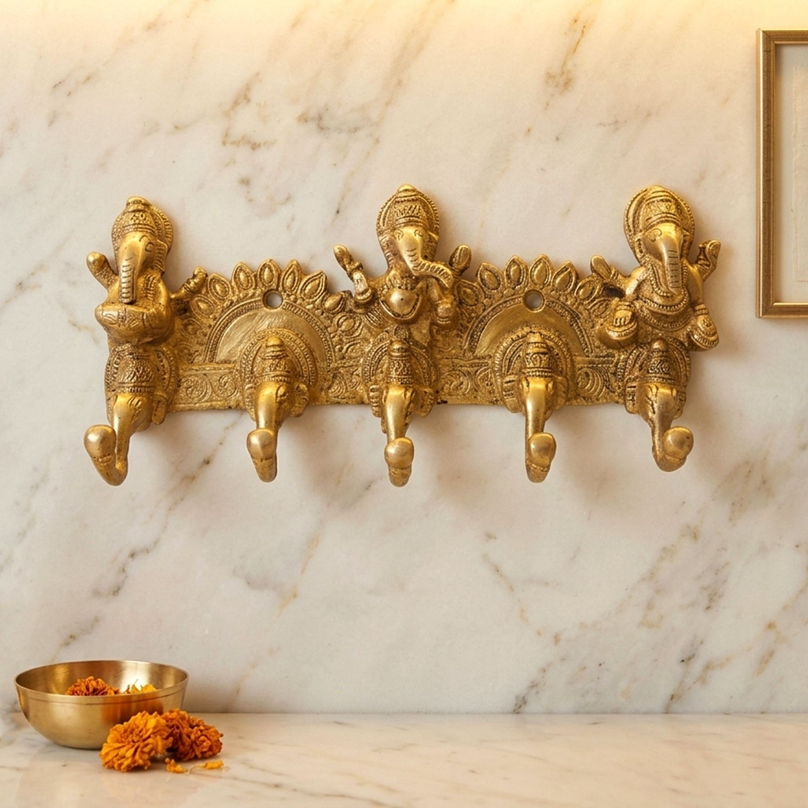Brass Ganesh — 4.5"