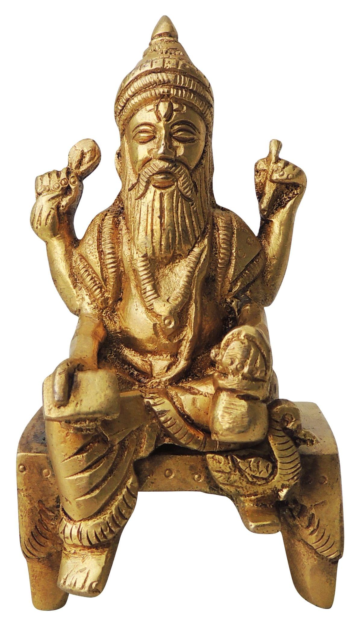 Brass Vishwakarma — 4"