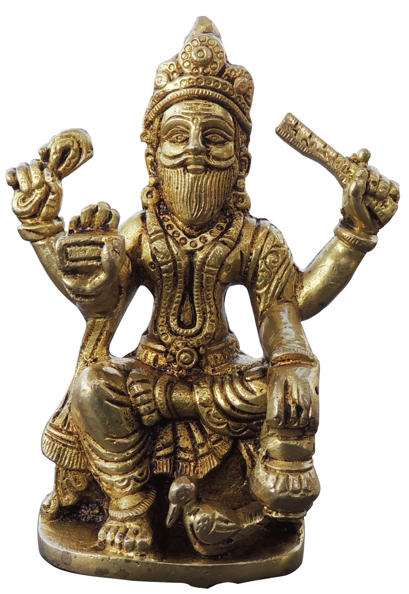 Brass Vishwakarma — 4.5"