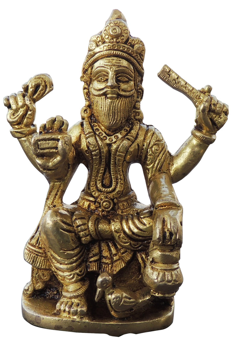 Brass Vishwakarma — 4.5"