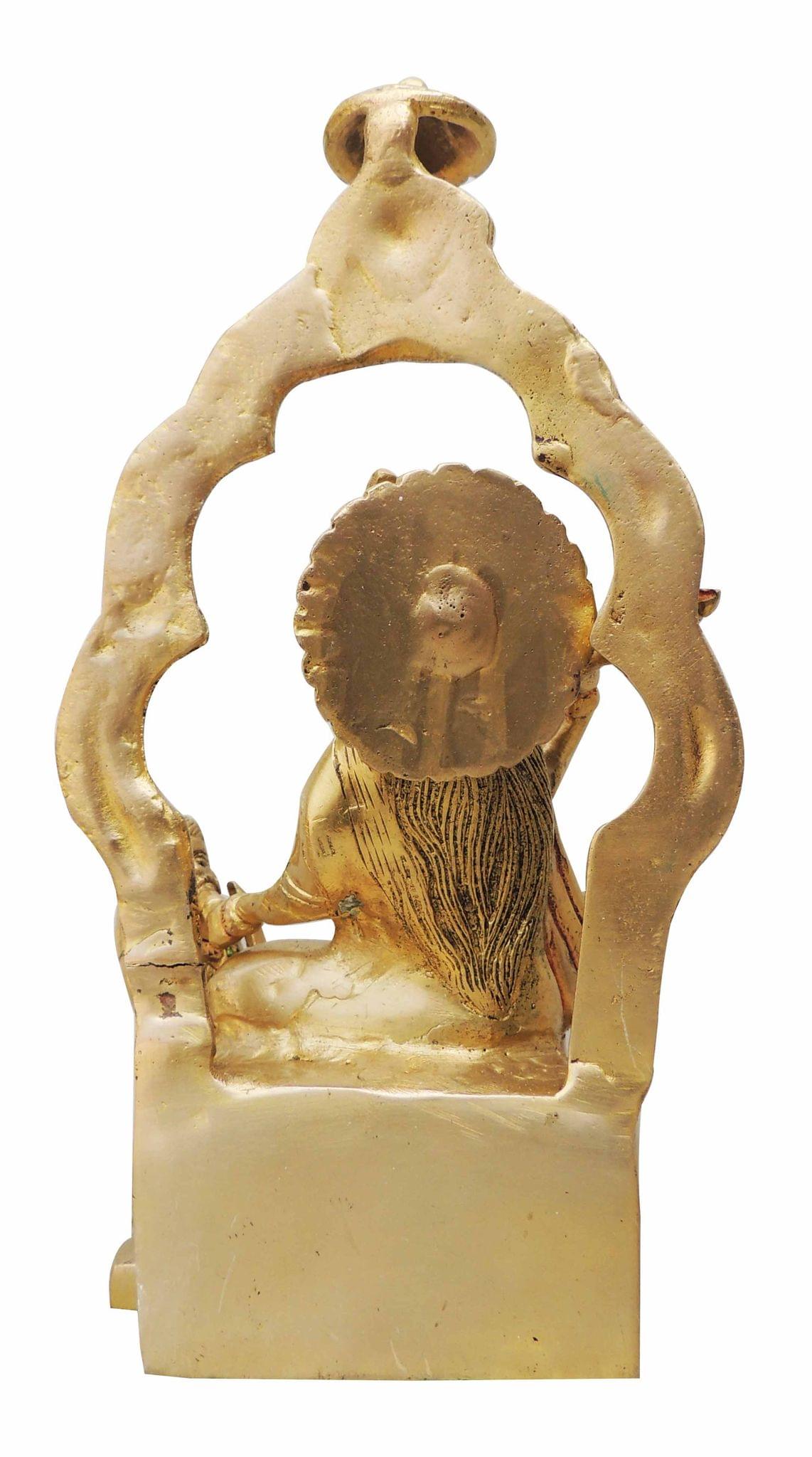 Brass BaglaMukhi — 10.5"