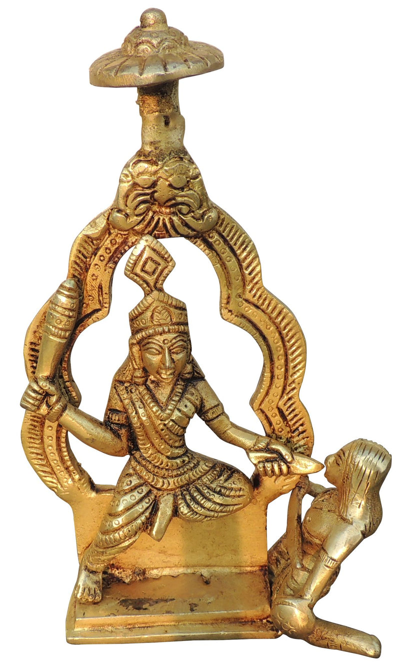 Brass BaglaMukhi — 7"