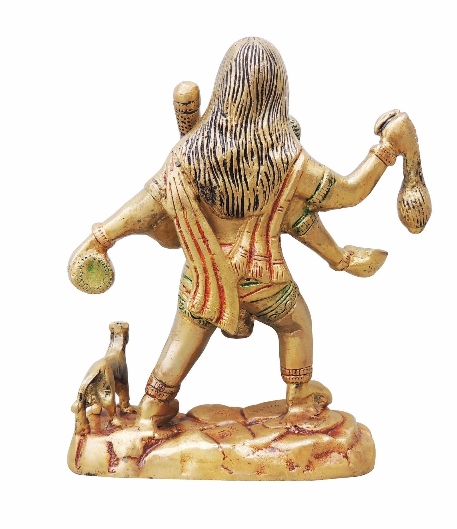 Brass Bhairav Baba — 6.5"