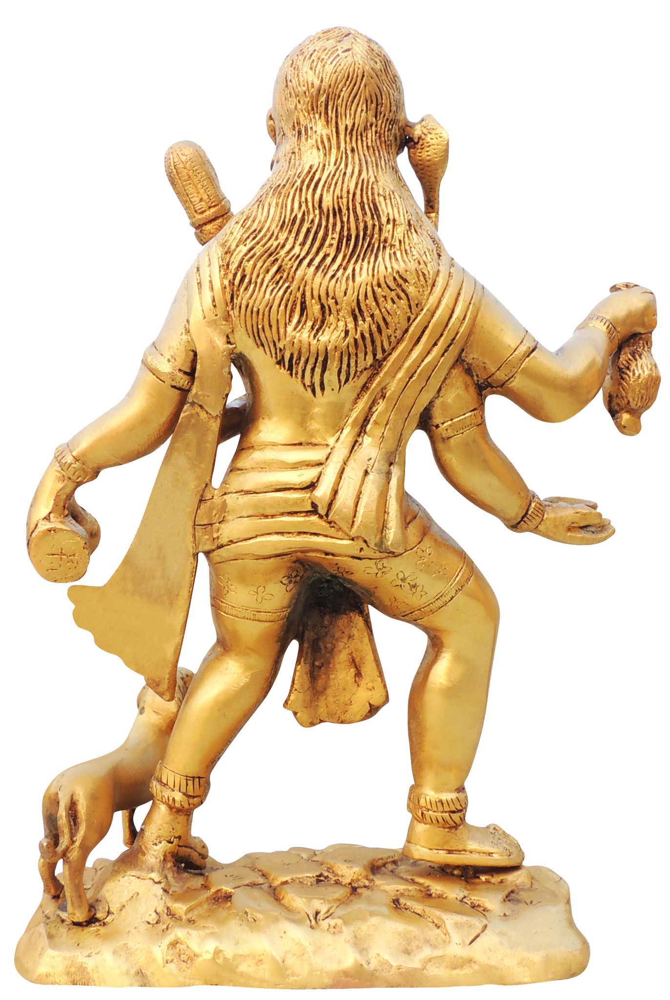 Brass Bhairav Baba — 15"