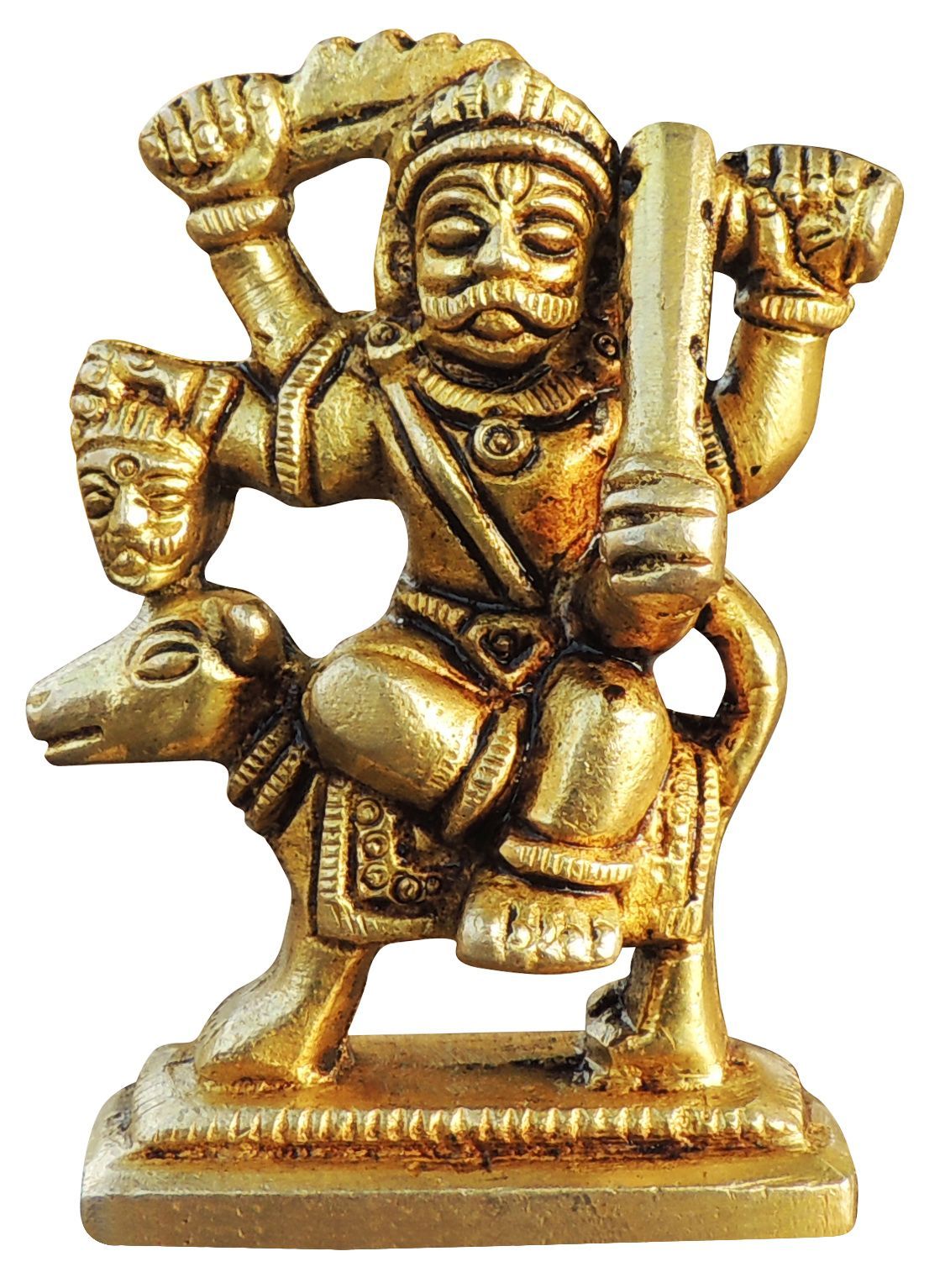 Brass Bhairav Baba — 2.7"