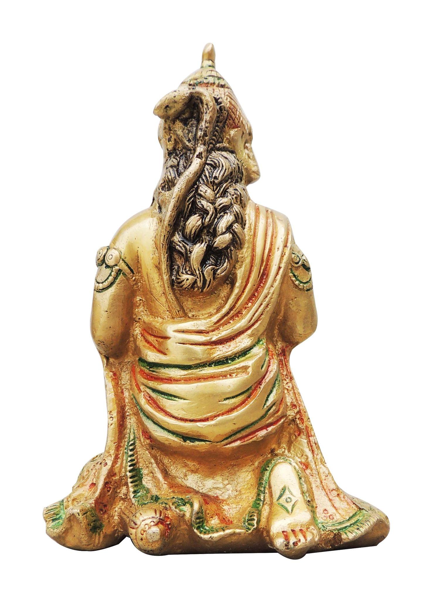 Brass Hanuman — 6.1"