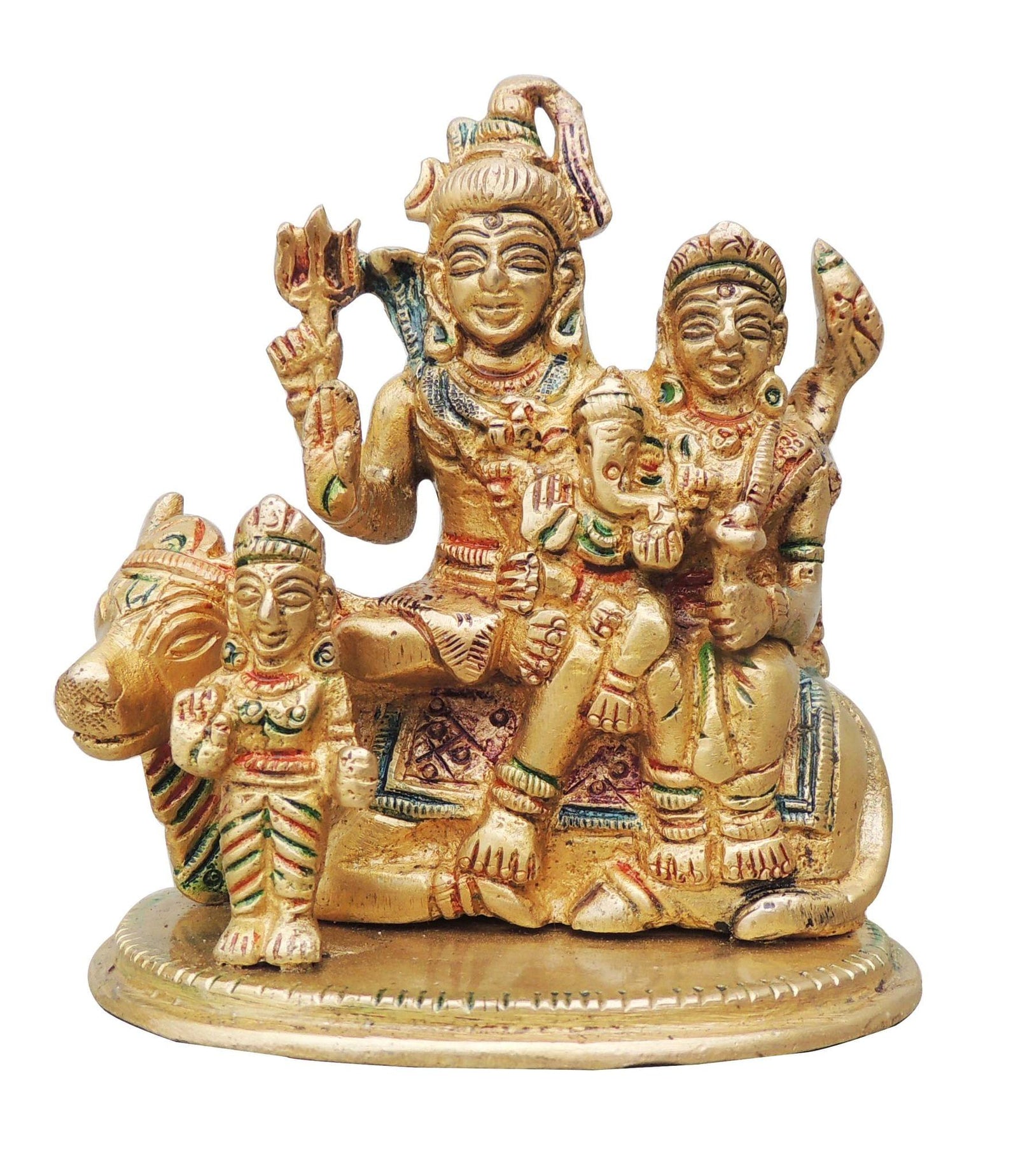 Brass Ganesh — 4"