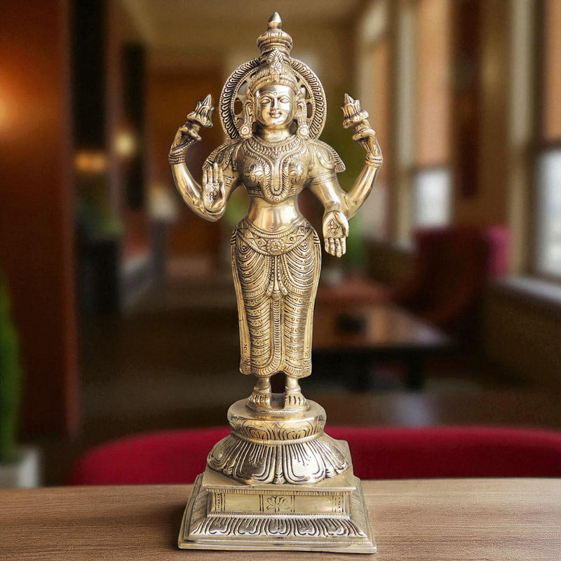 Brass Lakshmi — 17"