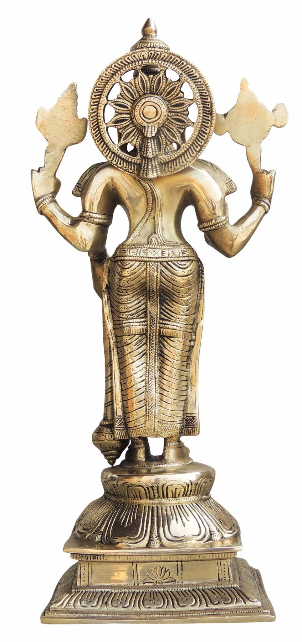 Brass Vishnu — 17.5"