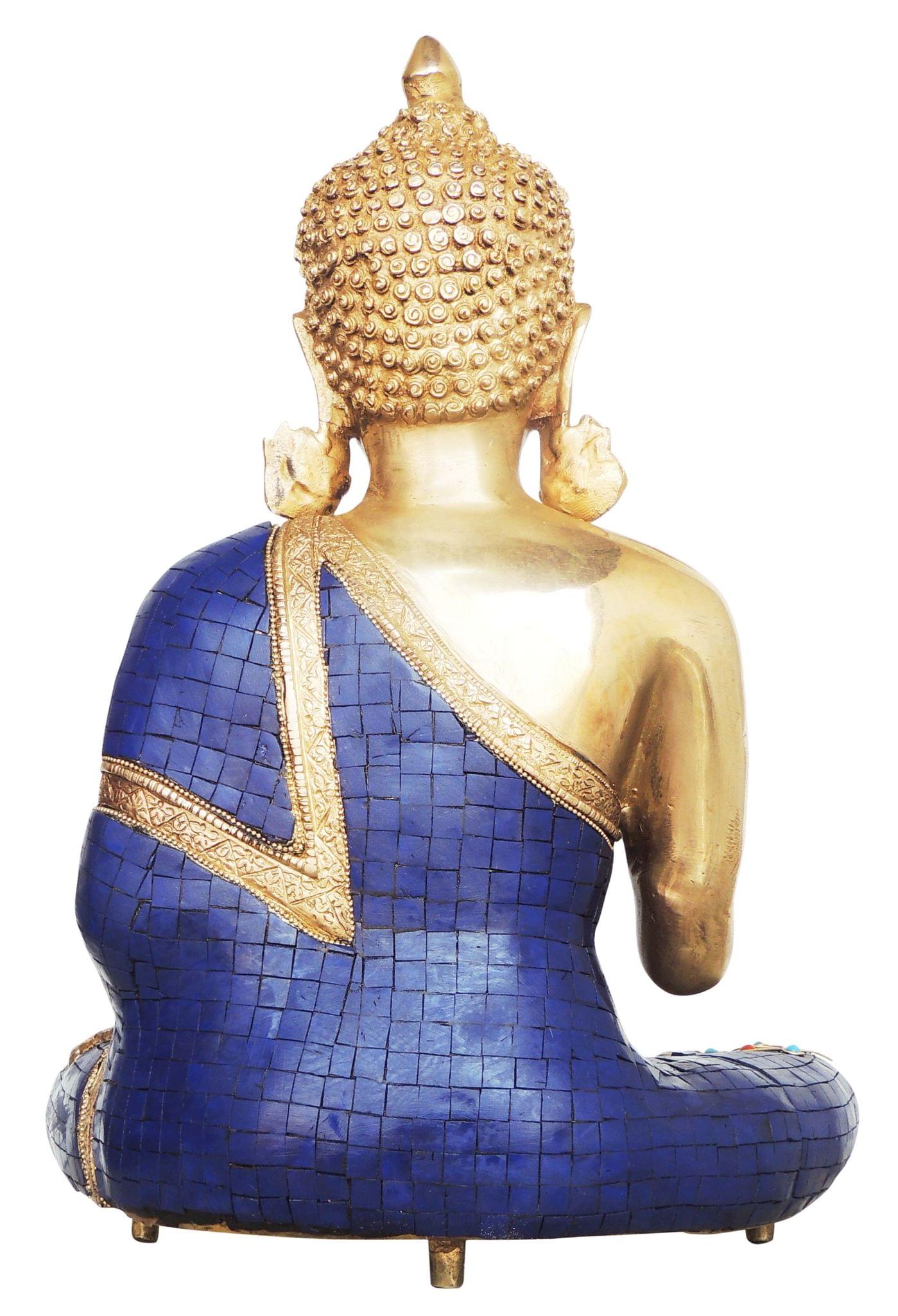 Brass Buddha — 15.3"