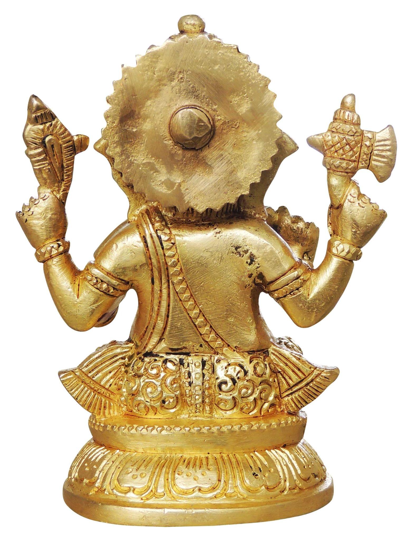 Brass Ganesh — 4.5"