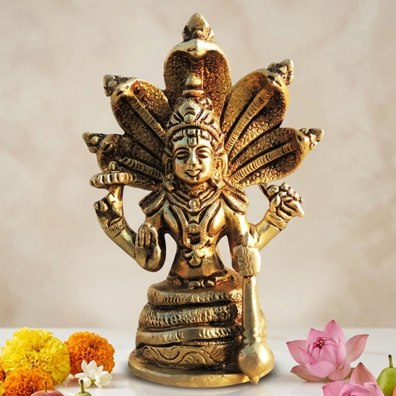Brass Vishnu — 4.7"