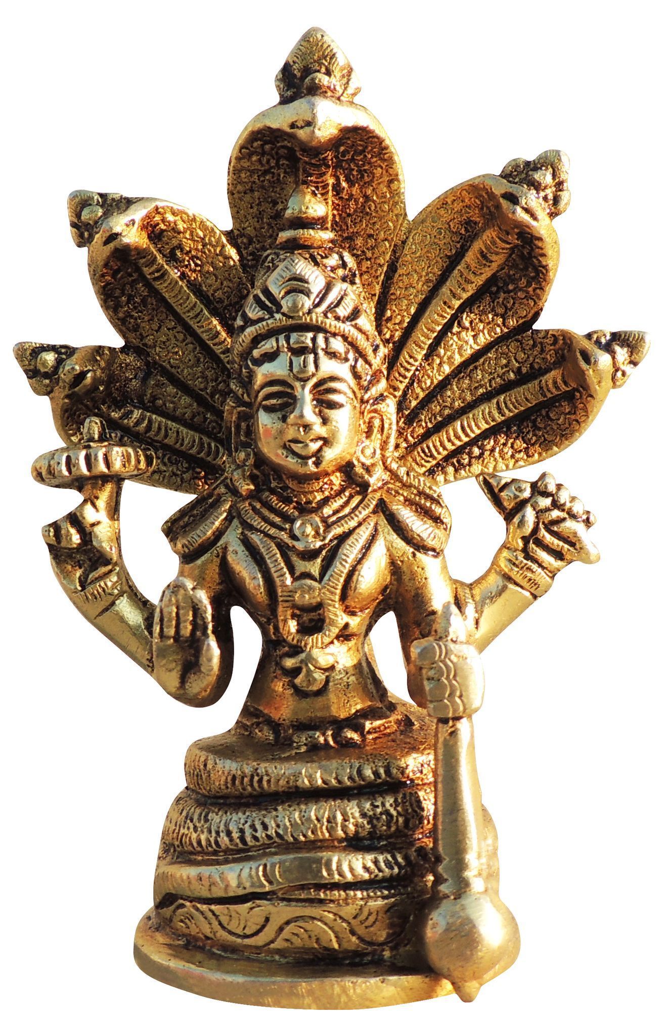 Brass Vishnu — 4.7"