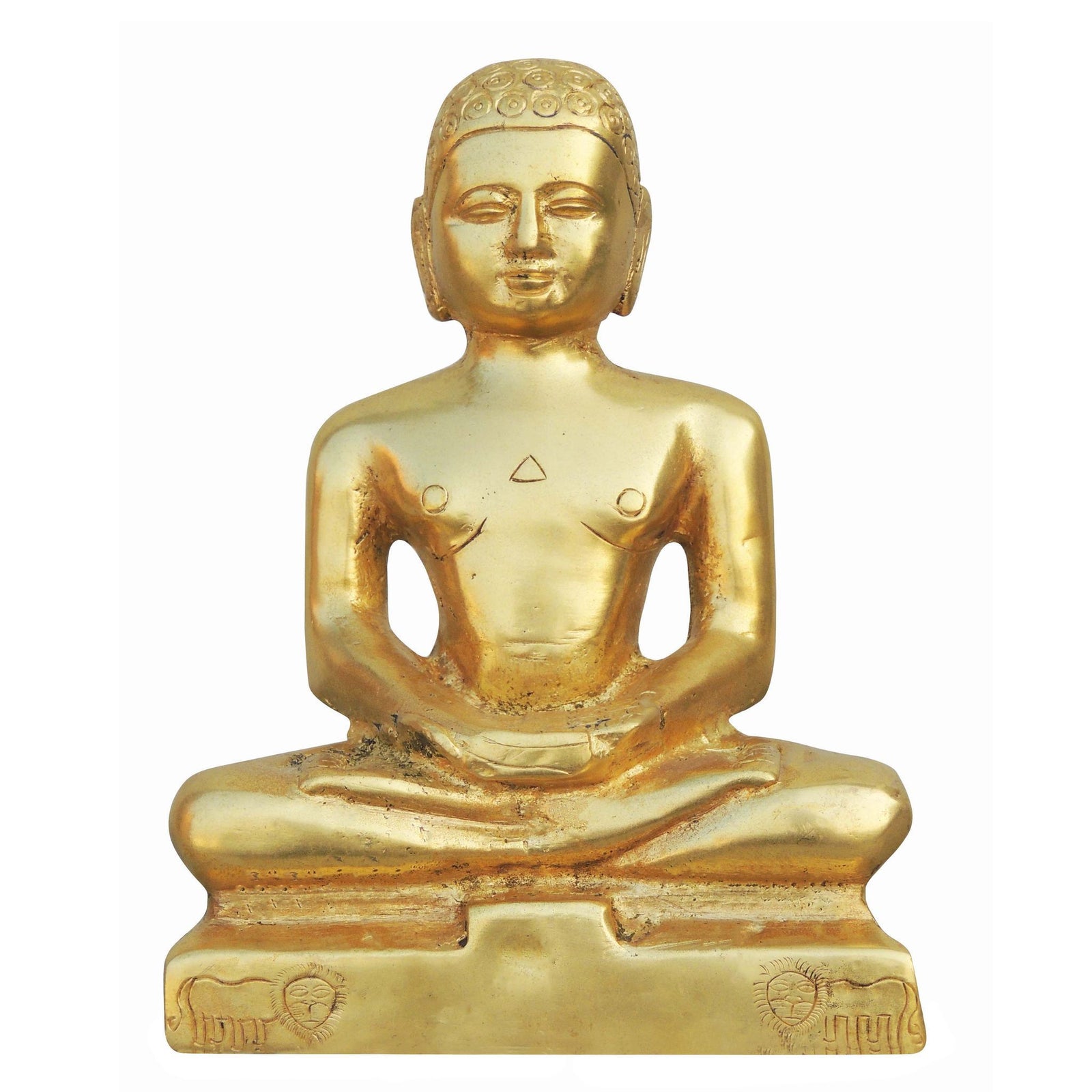 Brass Mahaveer — 8.2"