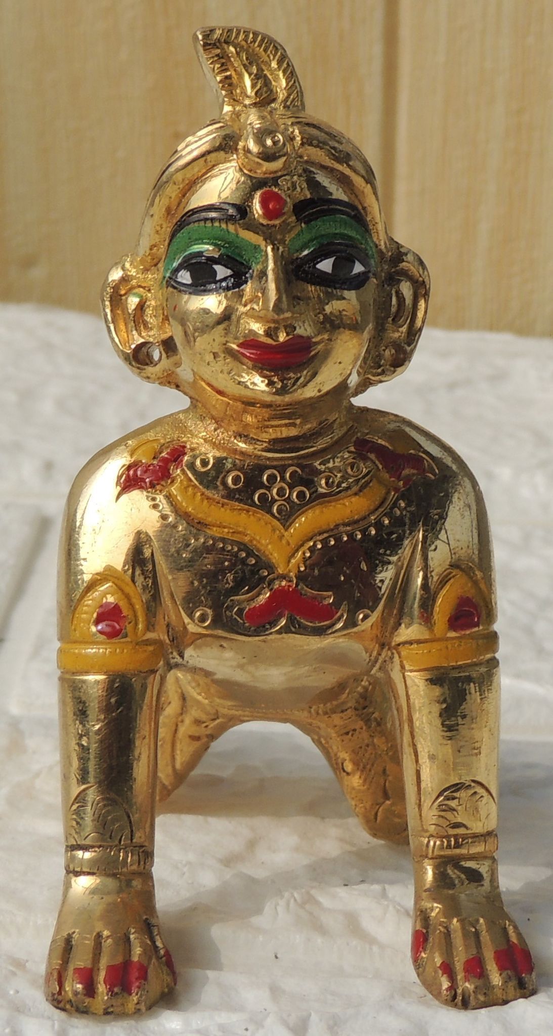 Brass Radha Rani — 3.5"