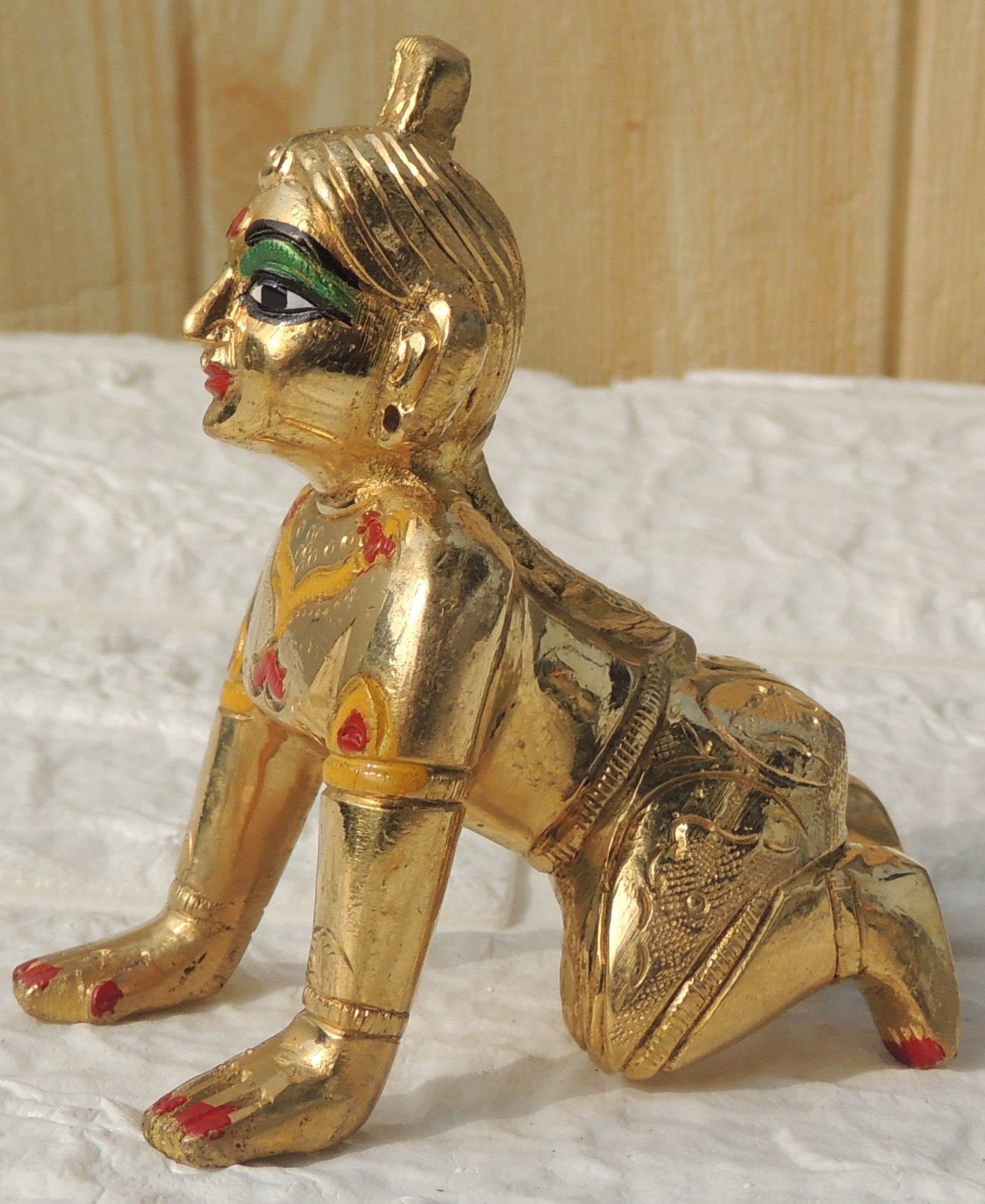 Brass Radha Rani — 3.5"