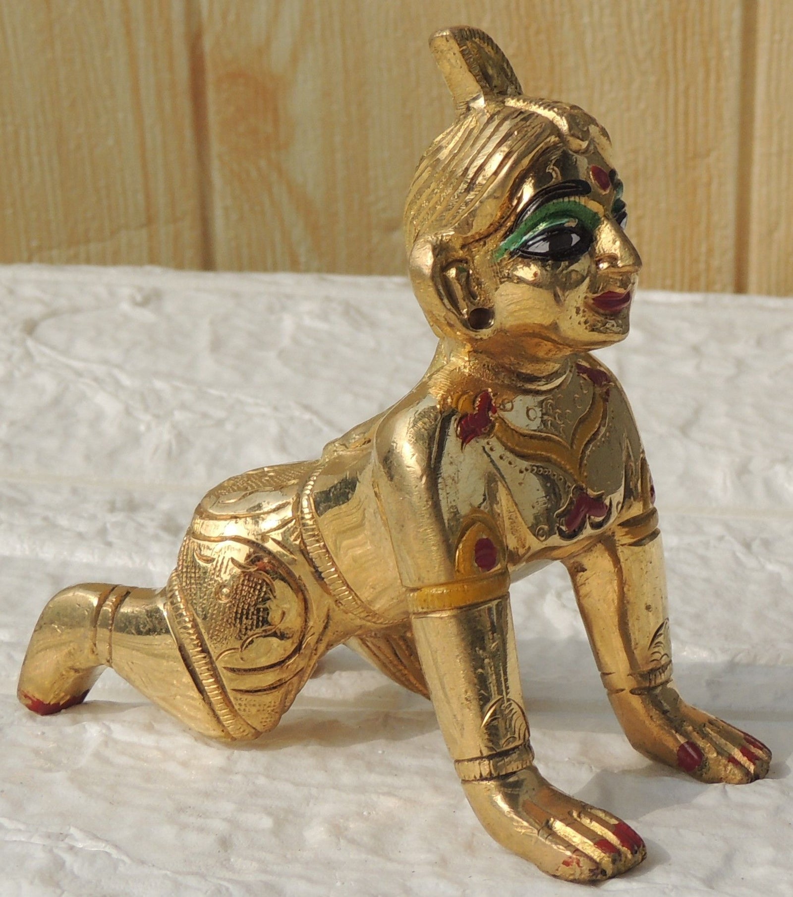 Brass Radha Rani — 3.5"
