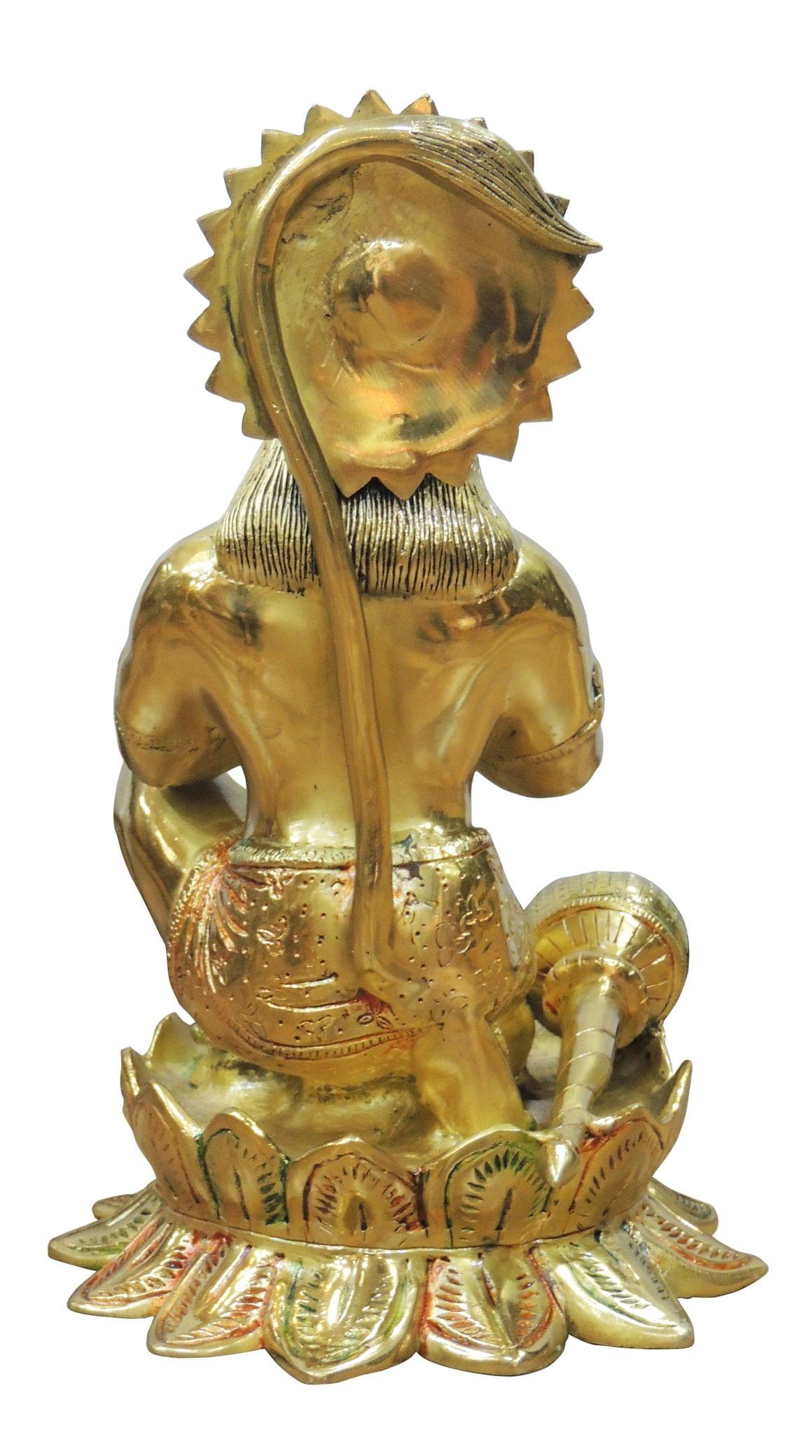 Brass Hanuman — 15"