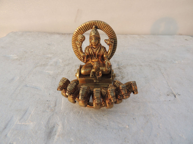 Brass Surya Rath — 4"