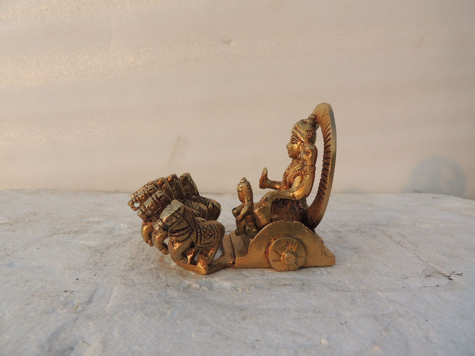 Brass Surya Rath — 4"