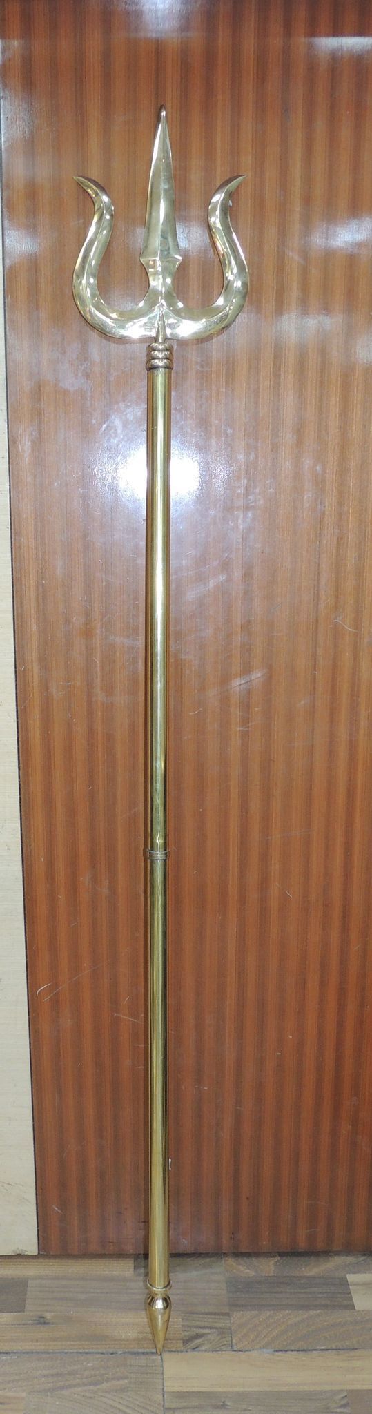 Brass Trishul — 62.5"