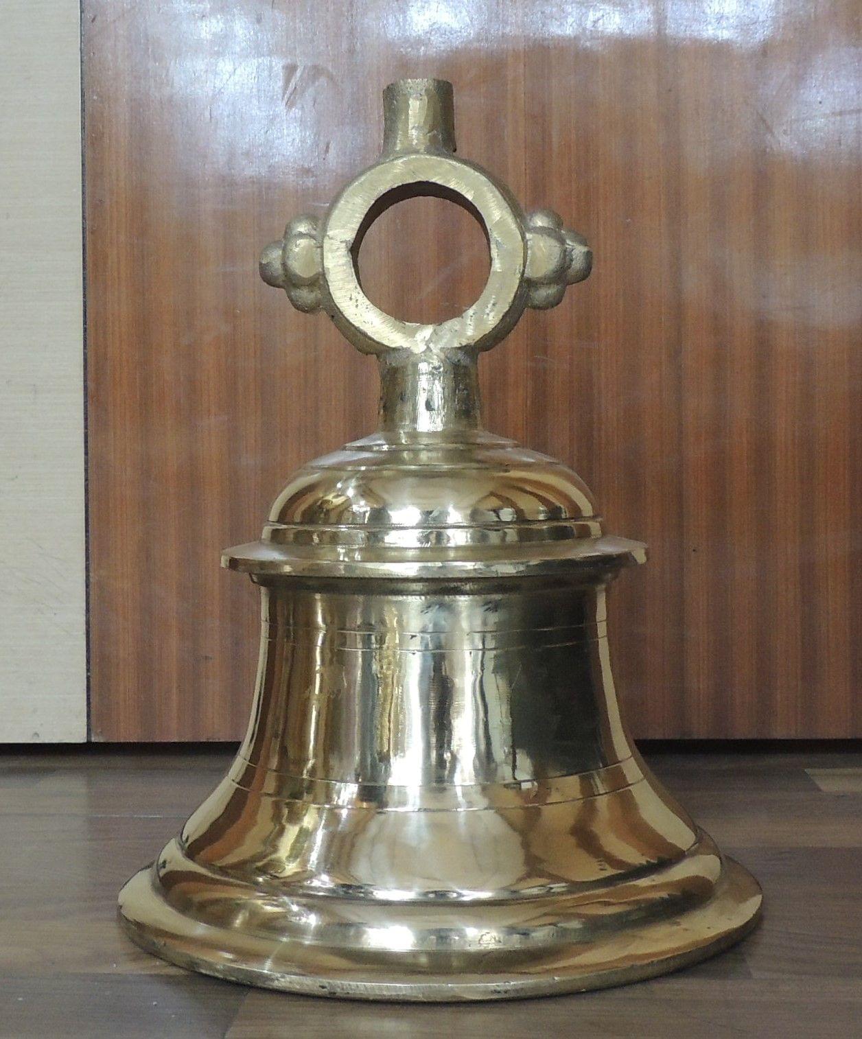 Brass Temple Heavy Weight Ghanta (21 kg) Bell — 17"