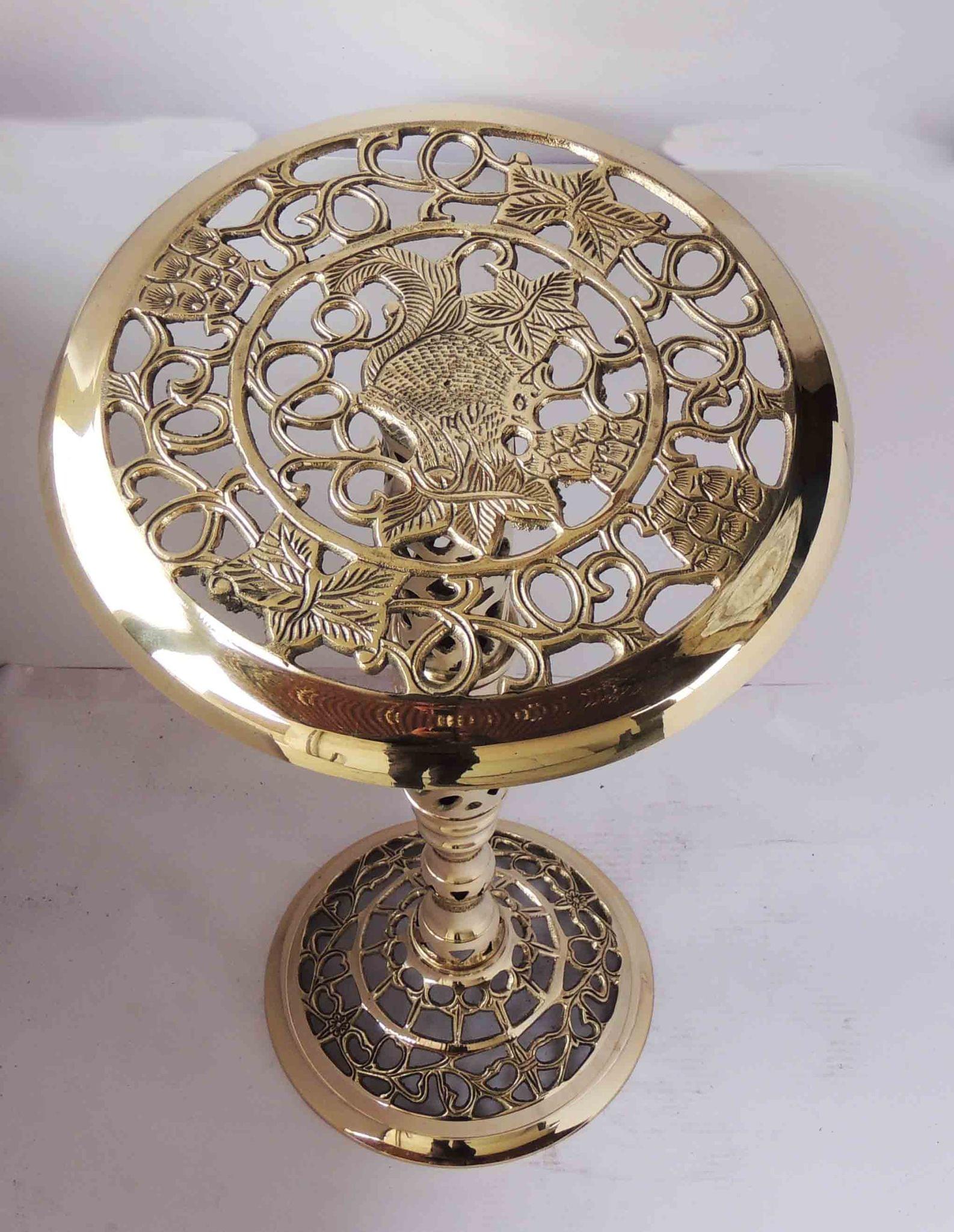 Brass StoolFor — 19.5"