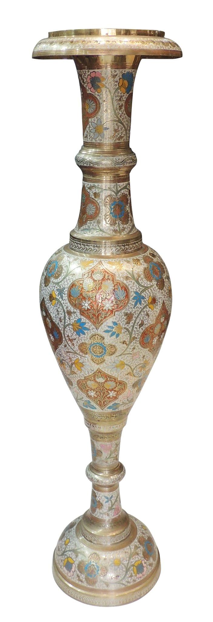 Brass & , Vase — 60"