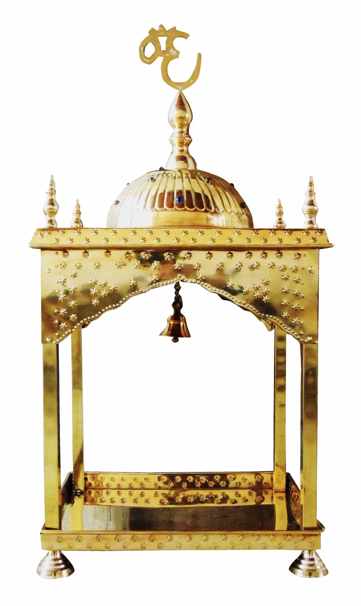 Brass Temple Round Dom — 24.5"