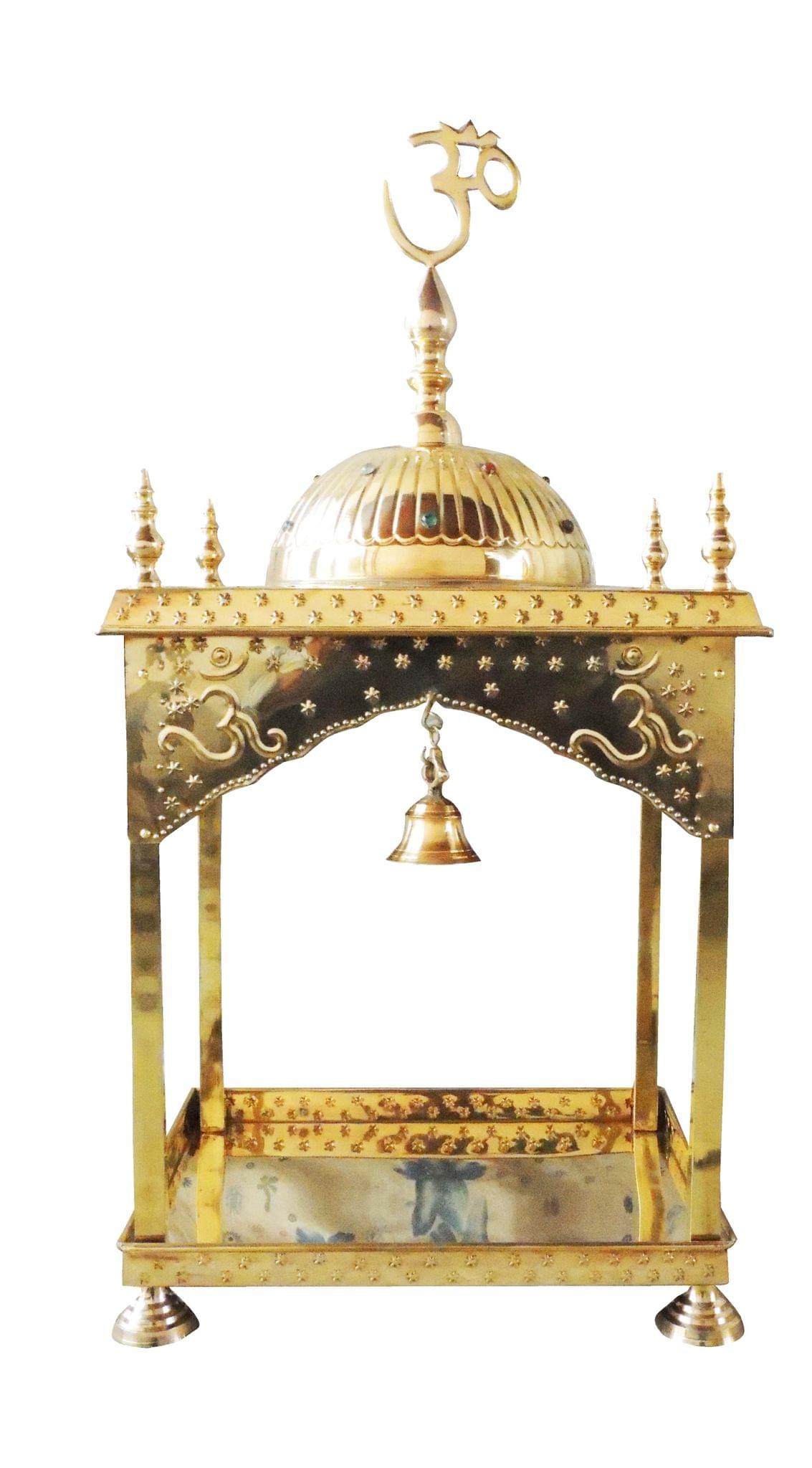 Brass Temple Round Dom — 24.5"