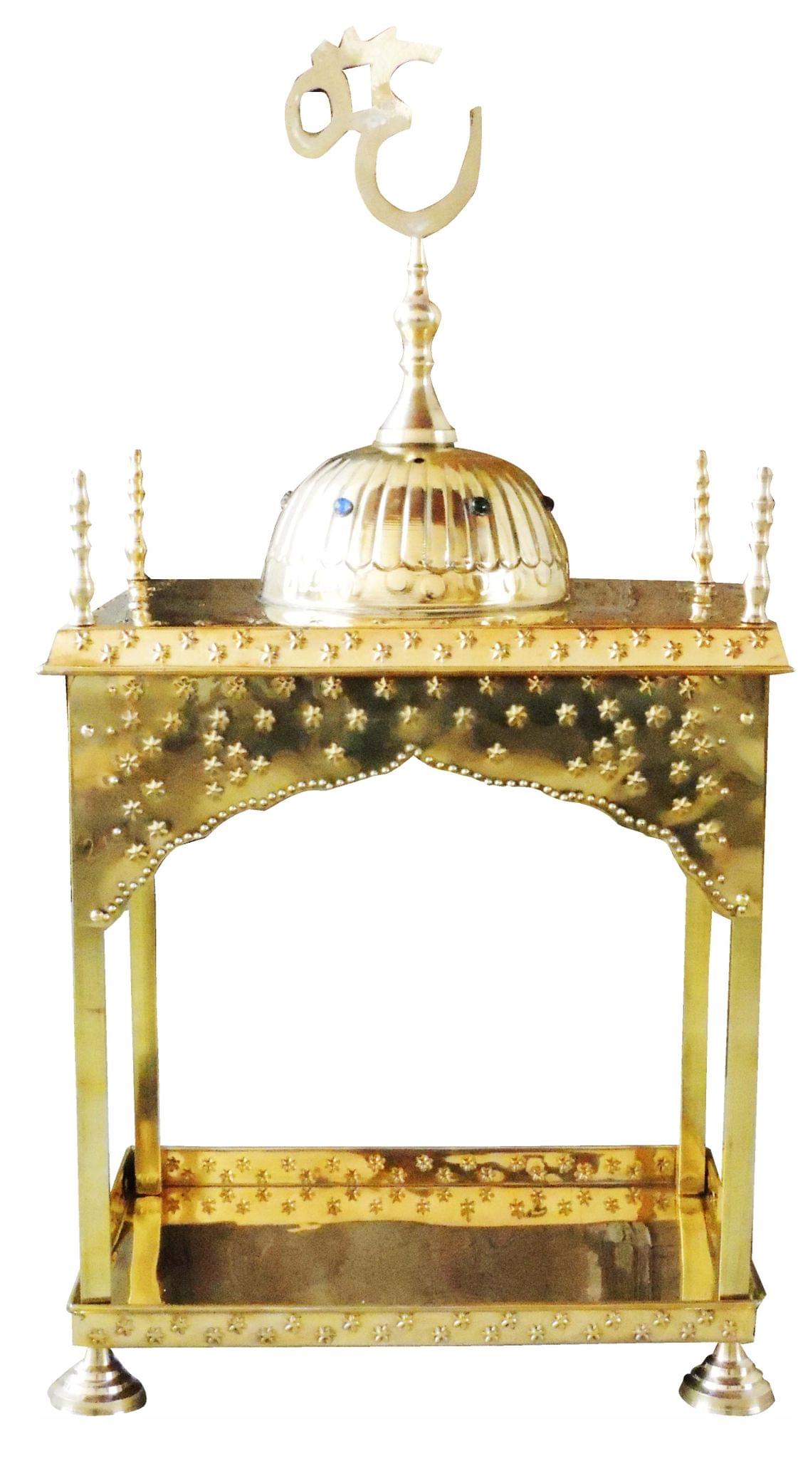 Brass Temple Round Dom — 19.8"