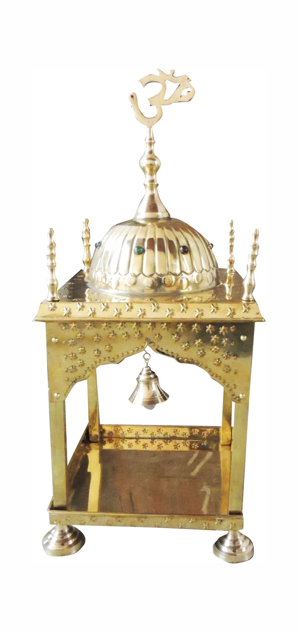 Brass Temple Round Dom — 15"