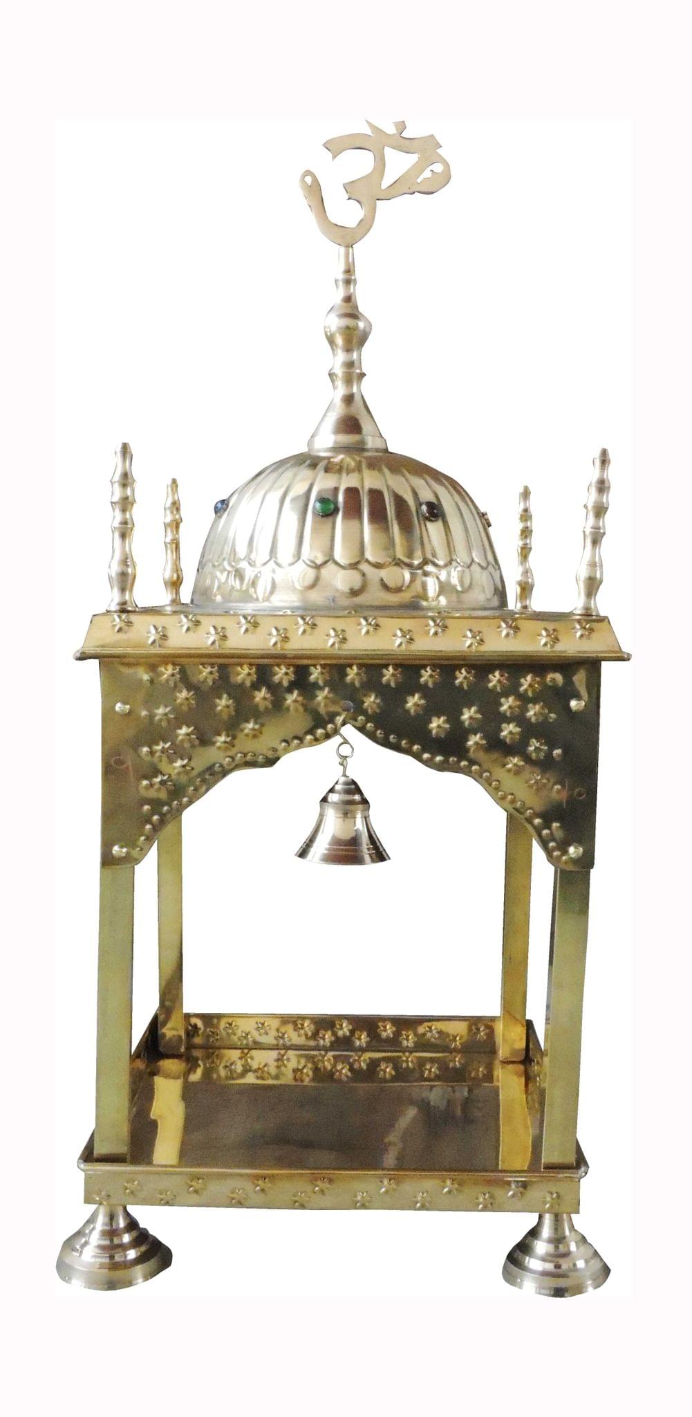 Brass Temple Round Dom — 15"