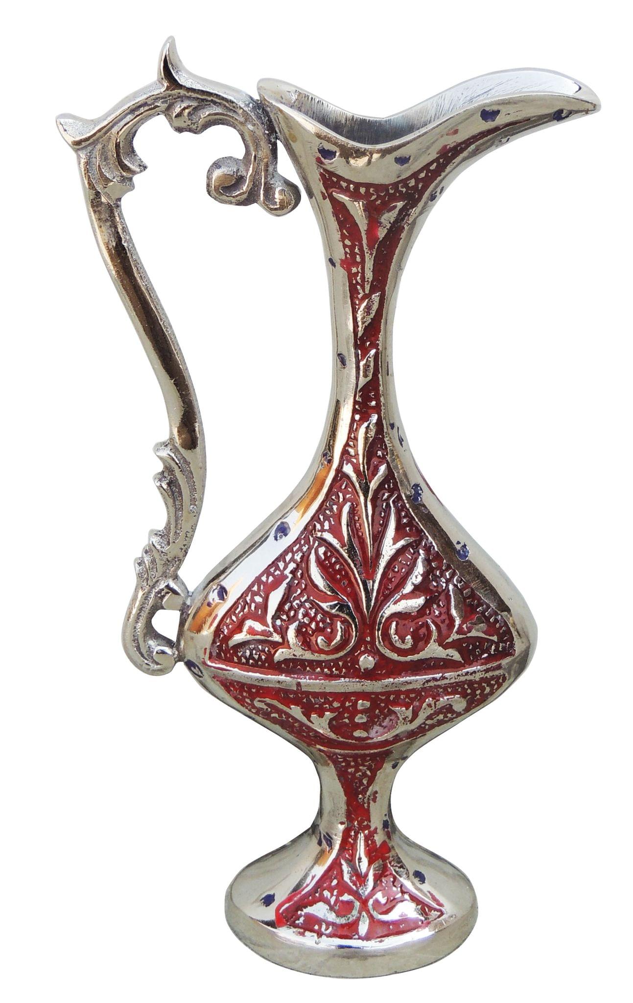 Brass & Surahi Shape , Vase — 7"
