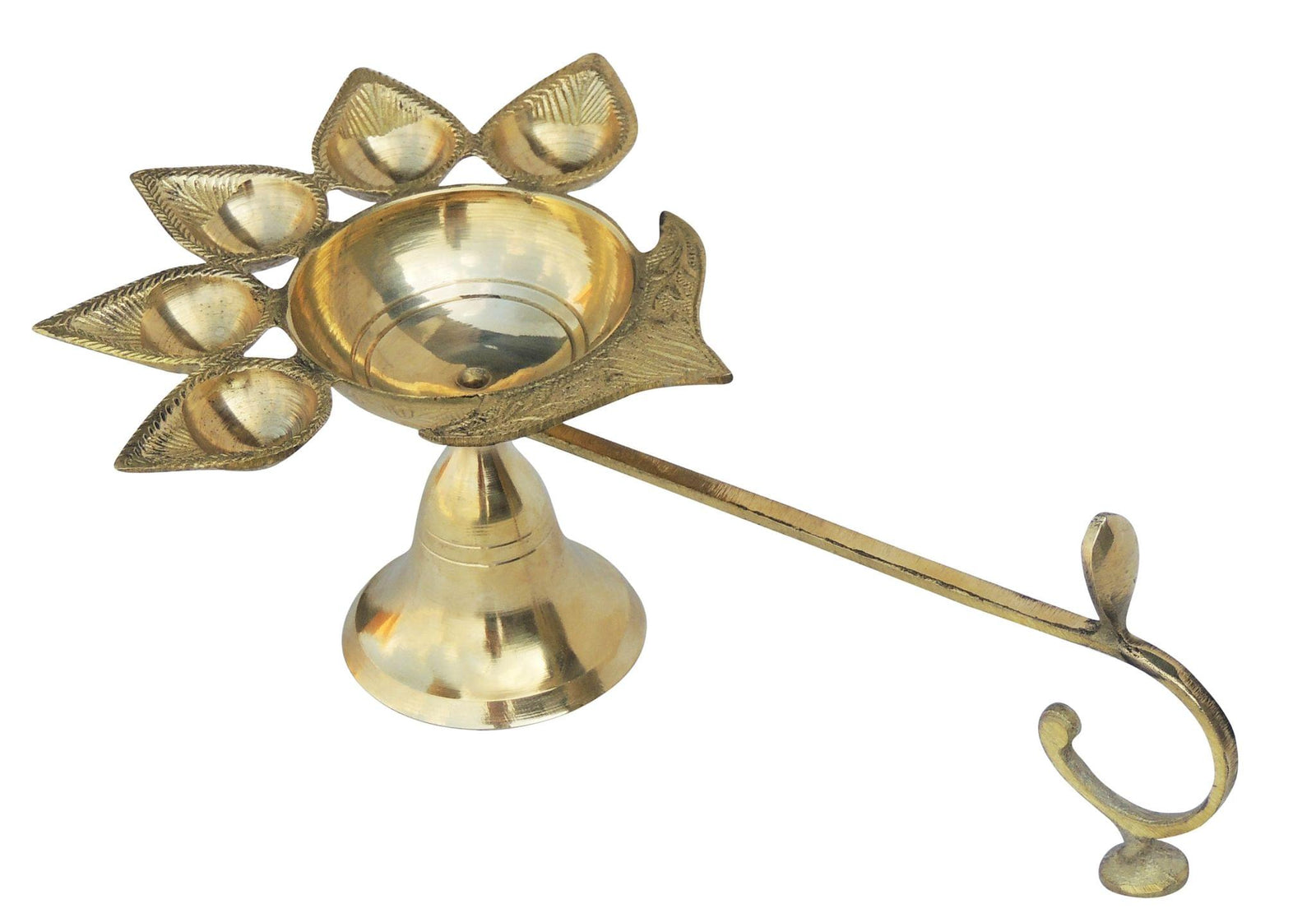 Brass Table Decor Oil Lamp Deep Jyoti — 4.1"