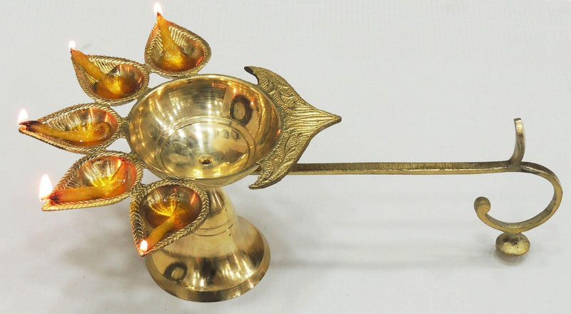 Brass Table Decor Oil Lamp Deep Jyoti — 4.1"